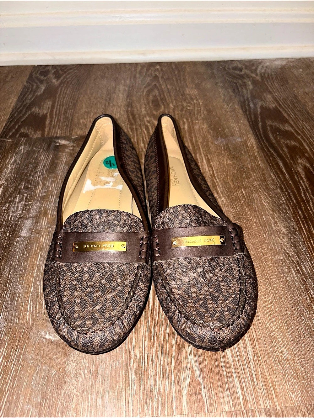 Michael Kors Fulton Logo Moccasin Brown